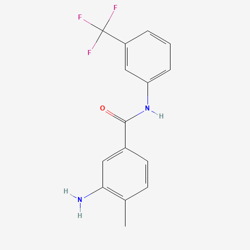 3-amino-4-methyl-N-[3-(trifluoromethyl)phenyl]benzamide (CAS: 23410-19-7) - Related Chemical Product