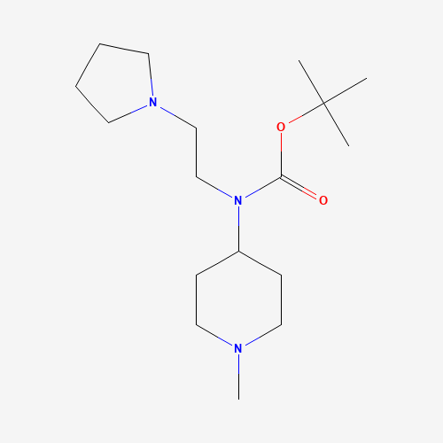 tert-butyl N-(1-methylpiperidin-4-yl)-N-(2-pyrrolidin-1-ylethyl)carbamate (CAS: 919835-60-2) - Related Chemical Product