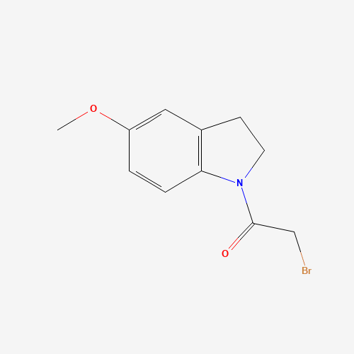 2-bromo-1-(5-methoxy-2,3-dihydroindol-1-yl)ethanone (CAS: 1116240-37-9) - Related Chemical Product