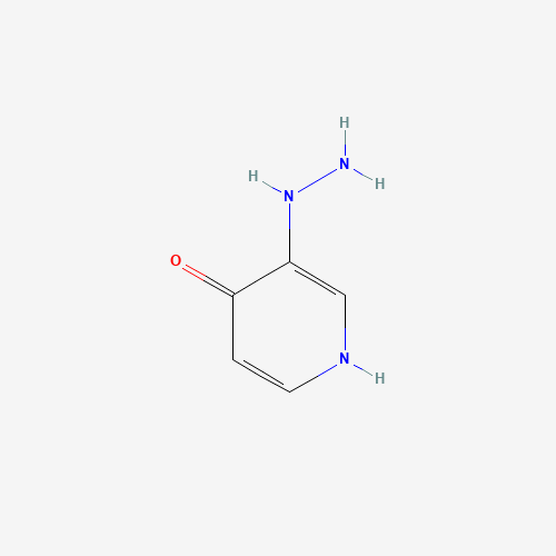 3-hydrazinyl-1H-pyridin-4-one (CAS: 785012-09-1) - Chemical Structure and Molecular Formula 