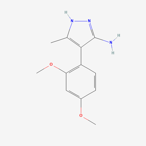 4-(2,4-dimethoxyphenyl)-5-methyl-1H-pyrazol-3-amine (CAS: 863550-42-9) - Related Chemical Product