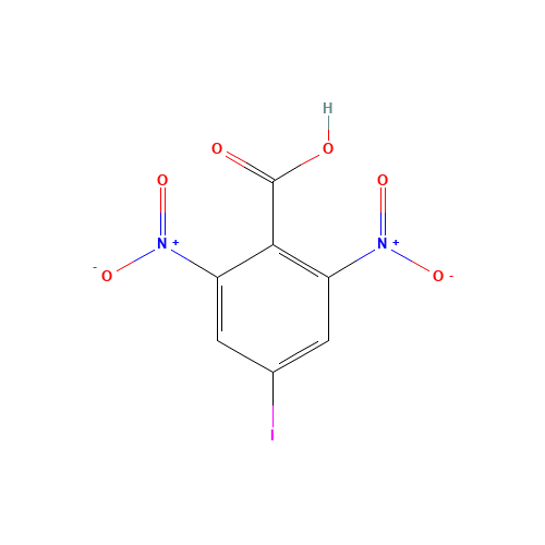 4-iodo-2,6-dinitrobenzoic acid (CAS: 95192-58-8) - Chemical Structure and Molecular Formula 