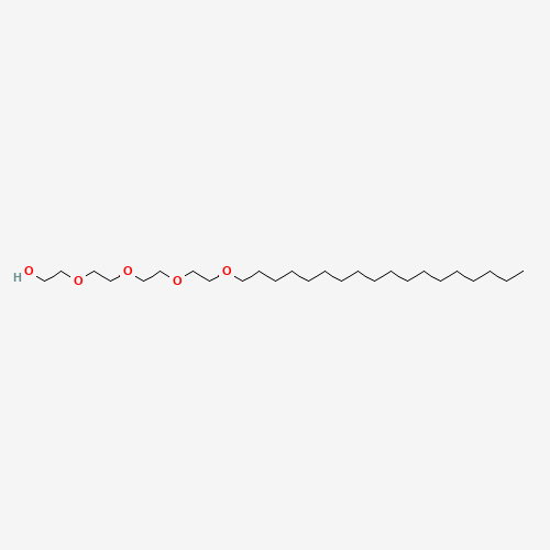 2-[2-[2-(2-octadecoxyethoxy)ethoxy]ethoxy]ethanol (CAS: 59970-10-4) - Chemical Structure and Molecular Formula 