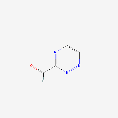 1,2,4-triazine-3-carbaldehyde (CAS: 954241-33-9) - Chemical Structure and Molecular Formula 
