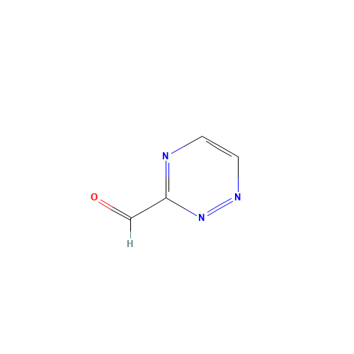 1,2,4-triazine-3-carbaldehyde (CAS: 954241-33-9) - Chemical Structure and Molecular Formula 