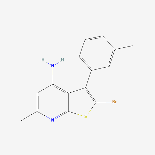 2-bromo-6-methyl-3-(3-methylphenyl)thieno[2,3-b]pyridin-4-amine (CAS: 1312594-78-7) - Related Chemical Product