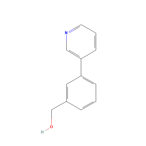 (3-pyridin-3-ylphenyl)methanol (CAS: 85553-54-4) - Chemical Structure and Molecular Formula 