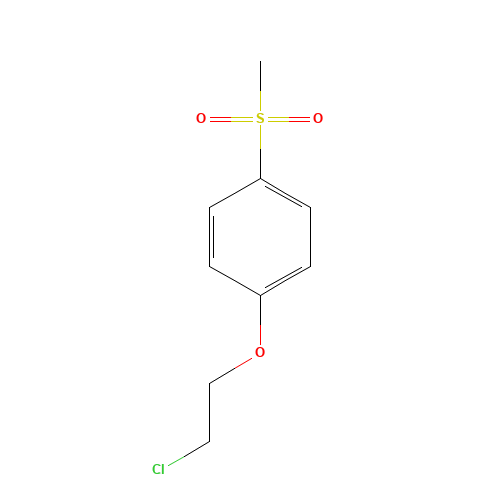 1-(2-chloroethoxy)-4-methylsulfonylbenzene (CAS: 34334-22-0) - Related Chemical Product