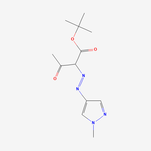 tert-butyl 2-[(1-methylpyrazol-4-yl)diazenyl]-3-oxobutanoate (CAS: 1314388-86-7) - Related Chemical Product