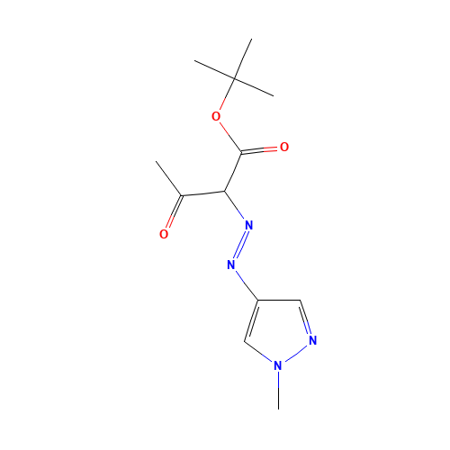 tert-butyl 2-[(1-methylpyrazol-4-yl)diazenyl]-3-oxobutanoate (CAS: 1314388-86-7) - Related Chemical Product