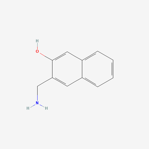 3-(aminomethyl)naphthalen-2-ol (CAS: 1181563-65-4) - Chemical Structure and Molecular Formula 