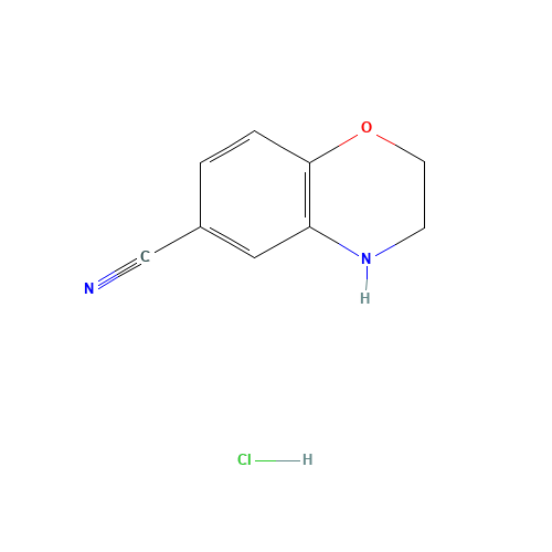 3,4-dihydro-2H-1,4-benzoxazine-6-carbonitrile;hydrochloride (CAS: 1314984-94-5) - Related Chemical Product
