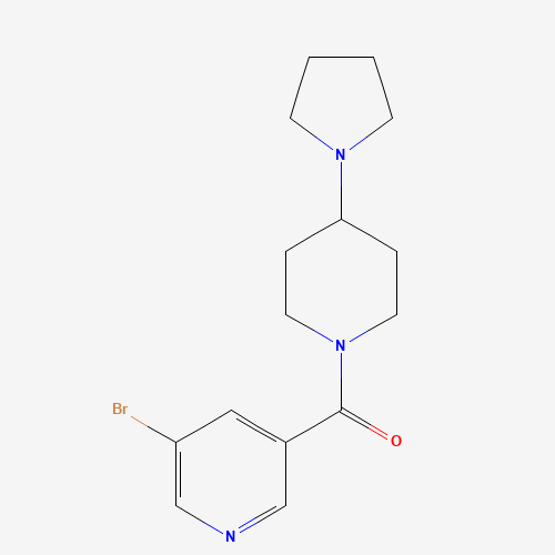 (5-bromopyridin-3-yl)-(4-pyrrolidin-1-ylpiperidin-1-yl)methanone (CAS: 1314241-44-5) - Related Chemical Product