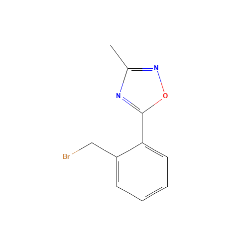 5-[2-(bromomethyl)phenyl]-3-methyl-1,2,4-oxadiazole (CAS: 892501-91-6) - Related Chemical Product