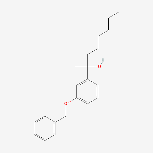 2-(3-phenylmethoxyphenyl)octan-2-ol (CAS: 84533-97-1) - Related Chemical Product