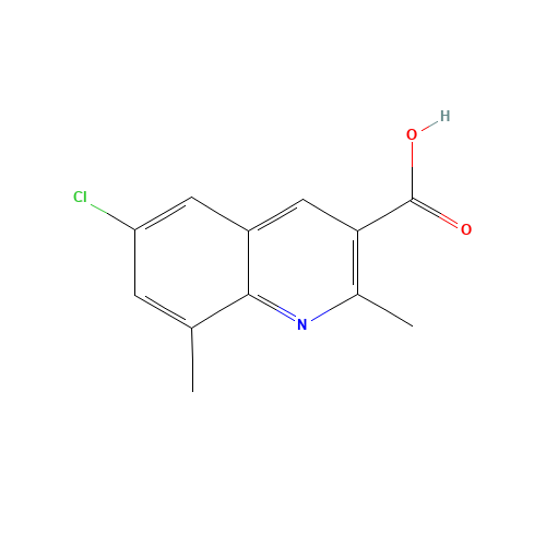 6-chloro-2,8-dimethylquinoline-3-carboxylic acid (CAS: 948289-26-7) - Related Chemical Product