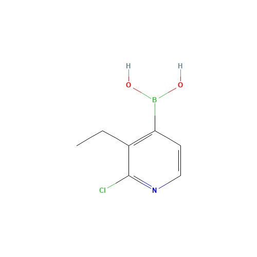 (2-chloro-3-ethylpyridin-4-yl)boronic acid (CAS: 1260024-49-4) - Related Chemical Product