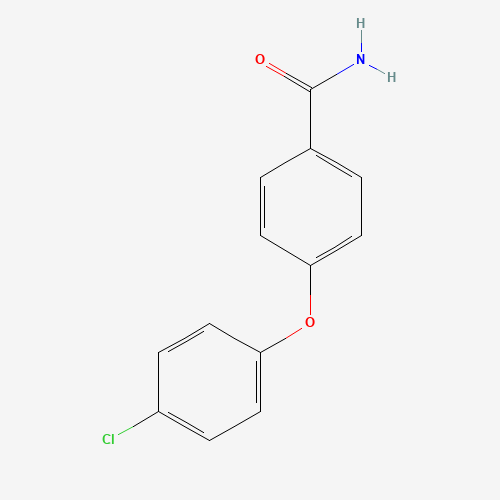 4-(4-chlorophenoxy)benzamide (CAS: 1273152-55-8) - Chemical Structure and Molecular Formula 