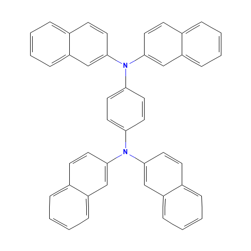 1-N,1-N,4-N,4-N-tetranaphthalen-2-ylbenzene-1,4-diamine (CAS: 144763-44-0) - Related Chemical Product