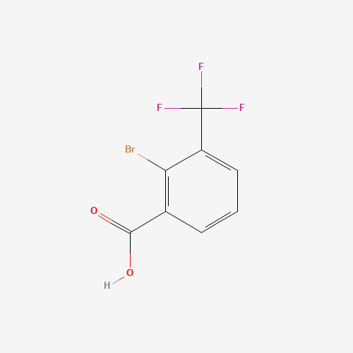 2-bromo-3-(trifluoromethyl)benzoic acid (CAS: 177420-63-2) - Chemical Structure and Molecular Formula 
