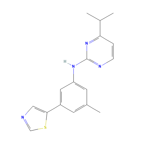 N-[3-methyl-5-(1,3-thiazol-5-yl)phenyl]-4-propan-2-ylpyrimidin-2-amine (CAS: 1312535-61-7) - Related Chemical Product