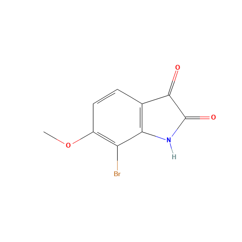 7-bromo-6-methoxy-1H-indole-2,3-dione (CAS: 1180497-44-2) - Related Chemical Product