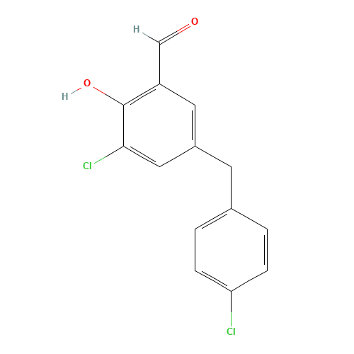 3-chloro-5-[(4-chlorophenyl)methyl]-2-hydroxybenzaldehyde (CAS: 91512-23-1) - Related Chemical Product