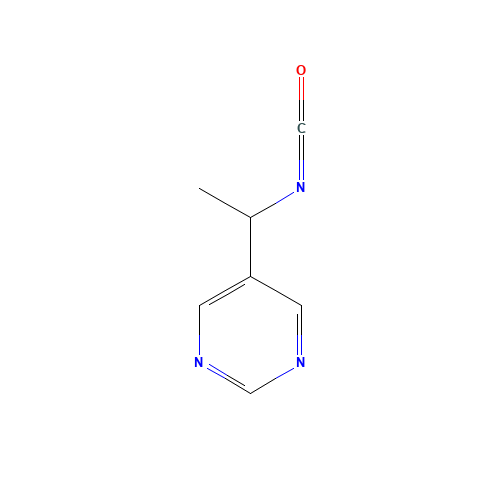 5-(1-isocyanatoethyl)pyrimidine (CAS: 179322-40-8) - Related Chemical Product