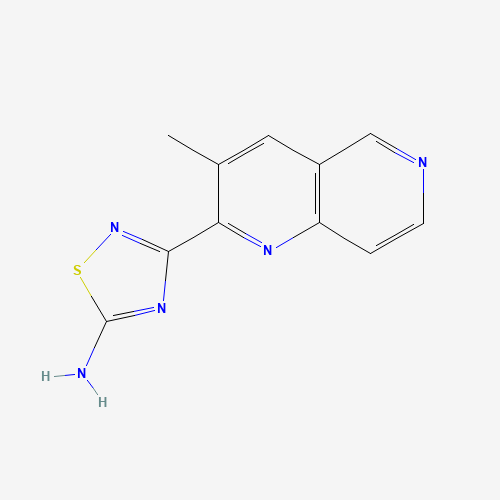 3-(3-methyl-1,6-naphthyridin-2-yl)-1,2,4-thiadiazol-5-amine (CAS: 1179360-49-6) - Related Chemical Product