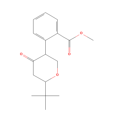 methyl 2-(6-tert-butyl-4-oxooxan-3-yl)benzoate (CAS: 1593709-68-2) - Related Chemical Product