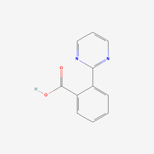 2-pyrimidin-2-ylbenzoic acid (CAS: 400892-62-8) - Chemical Structure and Molecular Formula 
