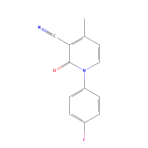 1-(4-fluorophenyl)-4-methyl-2-oxopyridine-3-carbonitrile (CAS: 1267968-10-4) - Related Chemical Product