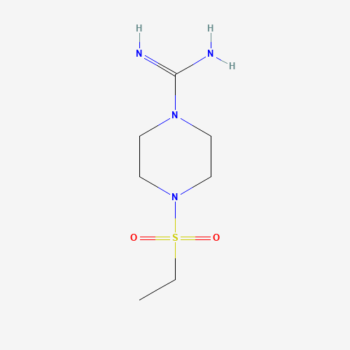 4-ethylsulfonylpiperazine-1-carboximidamide (CAS: 1190976-95-4) - Chemical Structure and Molecular Formula 