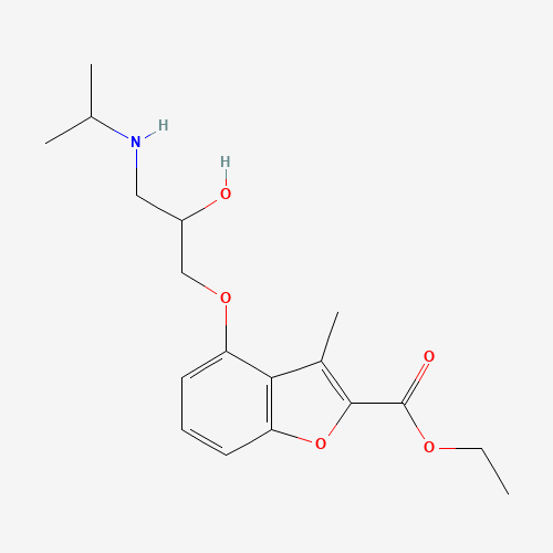 ethyl 4-[2-hydroxy-3-(propan-2-ylamino)propoxy]-3-methyl-1-benzofuran-2-carboxylate (CAS: 279231-65-1) - Related Chemical Product