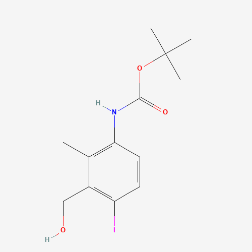 tert-butyl N-[3-(hydroxymethyl)-4-iodo-2-methylphenyl]carbamate (CAS: 885610-05-9) - Related Chemical Product