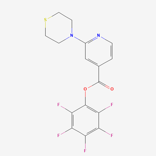 (2,3,4,5,6-pentafluorophenyl) 2-thiomorpholin-4-ylpyridine-4-carboxylate (CAS: 934570-42-0) - Related Chemical Product