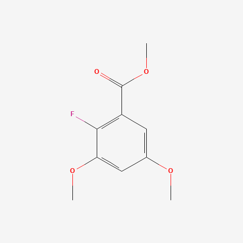 methyl 2-fluoro-3,5-dimethoxybenzoate (CAS: 651734-58-6) - Chemical Structure and Molecular Formula 