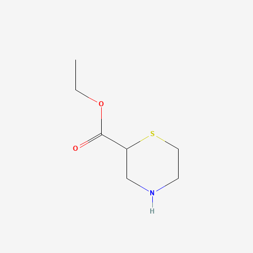 ethyl thiomorpholine-2-carboxylate (CAS: 152009-44-4) - Chemical Structure and Molecular Formula 