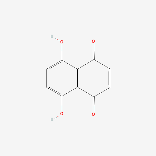 5,8-dihydroxy-4a,8a-dihydronaphthalene-1,4-dione (CAS: 887574-80-3) - Chemical Structure and Molecular Formula 