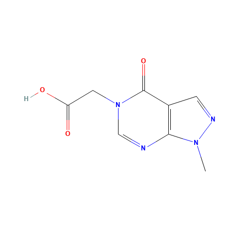2-(1-methyl-4-oxopyrazolo[3,4-d]pyrimidin-5-yl)acetic acid (CAS: 923138-37-8) - Related Chemical Product