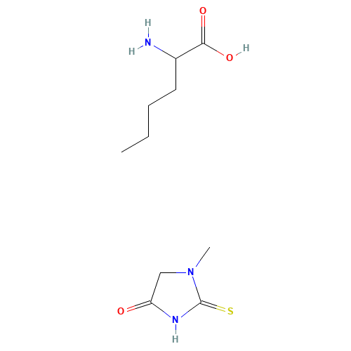 2-aminohexanoic acid;1-methyl-2-sulfanylideneimidazolidin-4-one (CAS: 104809-14-5) - Related Chemical Product