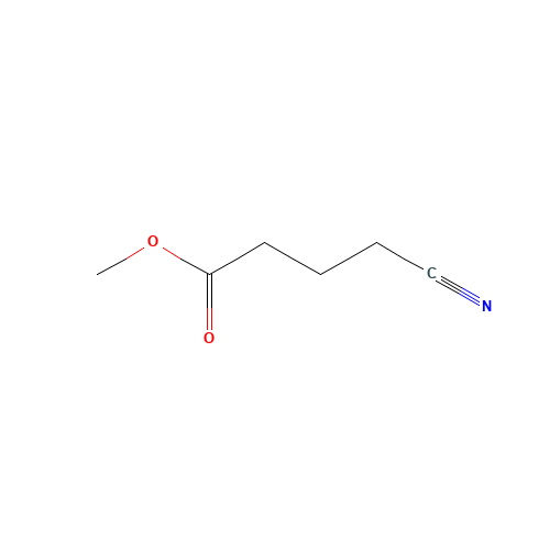methyl 4-cyanobutanoate (CAS: 41126-15-2) - Chemical Structure and Molecular Formula 