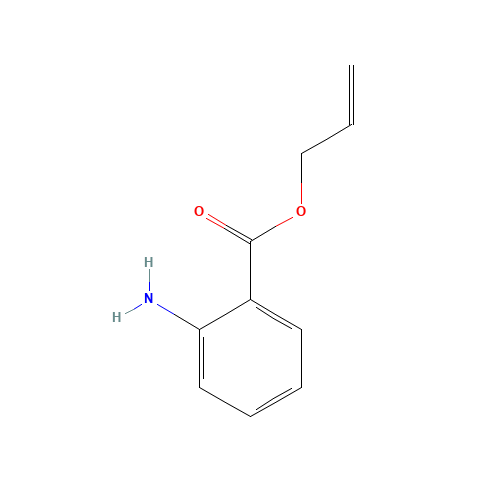 prop-2-enyl 2-aminobenzoate (CAS: 7493-63-2) - Chemical Structure and Molecular Formula 