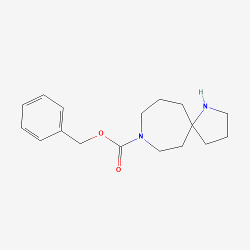 benzyl 1,9-diazaspiro[4.6]undecane-9-carboxylate (CAS: 1160246-79-6) - Chemical Structure and Molecular Formula 