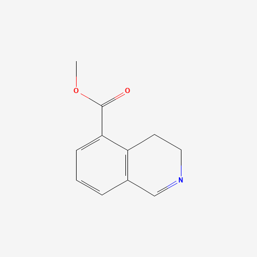 methyl 3,4-dihydroisoquinoline-5-carboxylate (CAS: 1430563-65-7) - Chemical Structure and Molecular Formula 