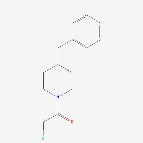 1-(4-benzylpiperidin-1-yl)-2-chloroethanone (CAS: 158890-32-5) - Chemical Structure and Molecular Formula 