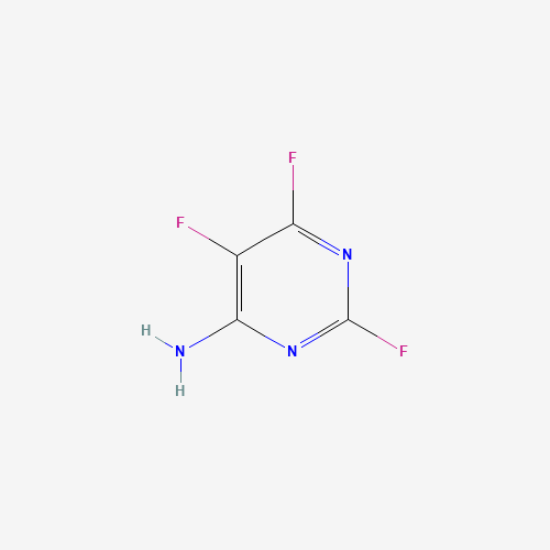 2,5,6-trifluoropyrimidin-4-amine (CAS: 697-85-8) - Chemical Structure and Molecular Formula 