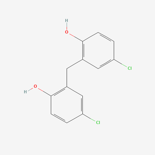 4-chloro-2-[(5-chloro-2-hydroxyphenyl)methyl]phenol (CAS: 1322-43-6) - Related Chemical Product