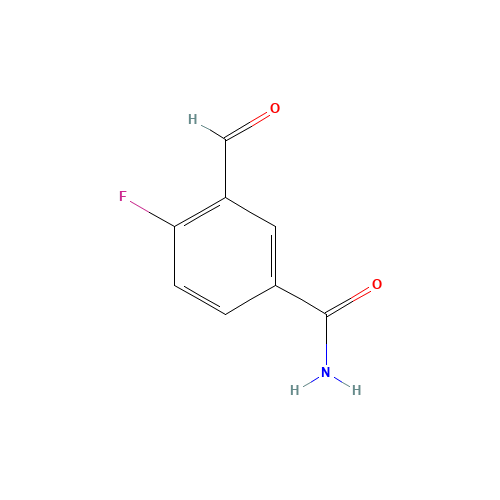 4-fluoro-3-formylbenzamide (CAS: 1005763-14-3) - Related Chemical Product