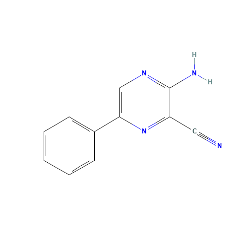 3-amino-6-phenylpyrazine-2-carbonitrile (CAS: 50627-25-3) - Related Chemical Product